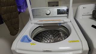 LG washer take apart disassemble deep cleaning [upl. by Jephum724]