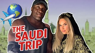 Performing in Saudi Arabia with WWE  Lana WWE  CJ Perry [upl. by Eivod]