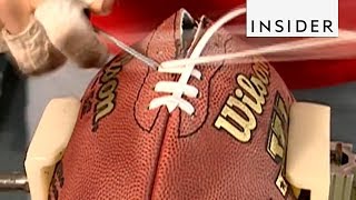 How NFL Footballs Are Made [upl. by Daitzman]