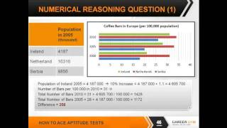 Numerical Reasoning Numeracy Tests  How To Ace Aptitude Tests 47 [upl. by Ojyllek]