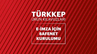 TÜRKKEP eİmza için SafeNet Program Kurulumu Nasıl Yapılır [upl. by Nesmat149]