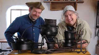 Whats In Early American Kitchens  Colonial Cookware [upl. by Frederico]