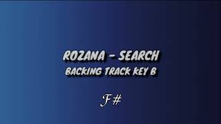 Rozana  Search  Backing Track [upl. by Armillia472]