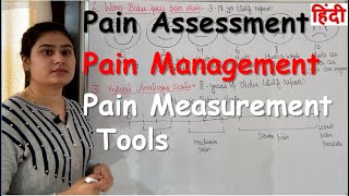 Pain Assessment and Management in Hindi  Part 3  Pain Measurement Tools [upl. by Nhguahs982]