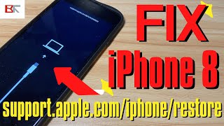 3 Steps to Fix supportapplecomiphonerestore on iPhone 8 Plus  Stuck at Recovery Mode Screen [upl. by Argela902]