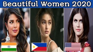 Top 10 Most Beautiful Women In The World 2020 [upl. by Noet]