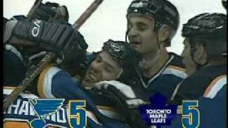 Blues Defeat Leafs  Epic NHL Comeback 11292000 [upl. by Omidyar648]