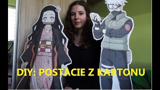 DIY POSTAĆ ANIME Z KARTONU [upl. by Yelkao980]