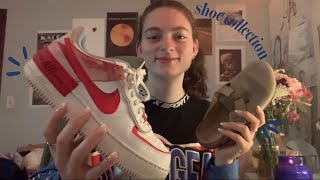 ASMR Shoe Collection 👟 tapping scratching over explaining [upl. by Dahs887]