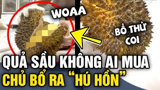 Thấy quả sầu riêng XẤU XÍ không ai mua chủ đem BỔ RA THỬ và cái kết NGỠ NGÀNG  Tin 3 Phút [upl. by Acilgna]