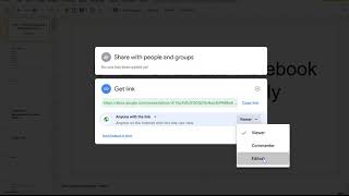 Change permissions on Google Slides [upl. by Pentheam]