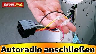 Autoradio richtig anschließen  geht nicht an  speichert keine Sender [upl. by Bohon]