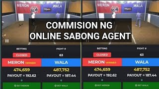 Magkano ang Commission ng Online Sabong Agent [upl. by Verile]