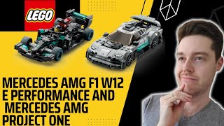 Review LEGO 76909 Speed Champions MercedesAMG F1 W12 and MercedesAMG Project One [upl. by Mccully]