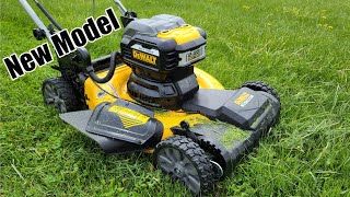 DEWALT 2x 20Volt Brushless 215quot Battery Walk Behind SelfPropelled Mower Review DCMWSP244U2 [upl. by York194]