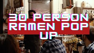 Tenmomi Ramen Pop Up Dinner [upl. by Elburt]