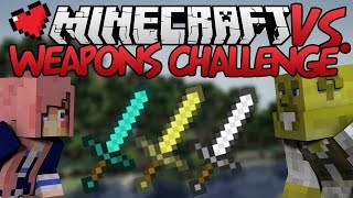 Weapons Challenge  Minecraft VS Ep 6 [upl. by Akenihs]