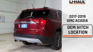 OEM Hitch Location For A GMC Acadia 20172019 [upl. by Aneloc36]