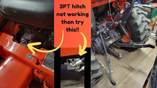 3pt hitch not working then try these two things to fix it [upl. by Chas]