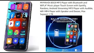 MYMAHDI MP3 PLAYER REVIEW [upl. by Yhotmit843]