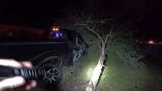 Ford F150 Totaled After Hitting Two Trees [upl. by Tirrag978]