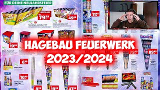 HAGEBAU ÖSTERREICH SILVESTER FEUERWERK PROSPEKT 202324 [upl. by Bekelja889]