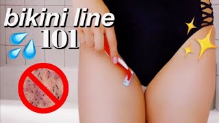 Bikini Line 101  How To Shave quotDOWN THEREquot Perfectly [upl. by Nylyoj367]