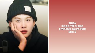 Suga ROAD TO DDAY twixtor clips for edits  sharpen ver in desc [upl. by Anawad847]