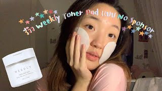 💘💘REVIEW NEEDLY DAILY TONER PAD💘💘💘 ควรตำไม่ตำ NO SPONSOR [upl. by Llezom]