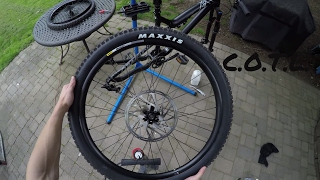 MTB DIY Tubeless Conversion  Easiest and Cheapest way [upl. by Selden]