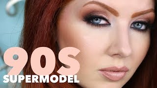 90s Supermodel Makeup Tutorial [upl. by Amata]