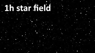 1 Hour Space Flight Star field [upl. by Reagen]