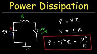 Power Dissipation In Resistors Diodes and LEDs [upl. by Schwerin69]