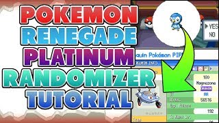 How to Randomize Pokemon Renegade Platinum Full Tutorial 2019 [upl. by Plank455]