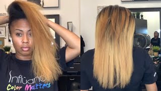 Repairing My Color Damaged Hair  Aphogee Two Step Protein Treatment [upl. by Anattar]