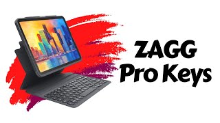 ZAGG Pro Keys Detachable Case and Wireless Keyboard for Apple iPad Air 10 9 [upl. by Nodnarb]