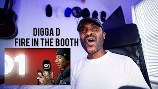 Digga D  Fire In The Booth Reaction  LeeToTheVI [upl. by Janette821]