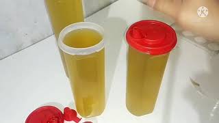 wadah minyak  cooking oil Tupperware [upl. by Manning]