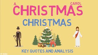 Christmas in A Christmas Carol Key Quotes amp Analysis [upl. by Suirad]