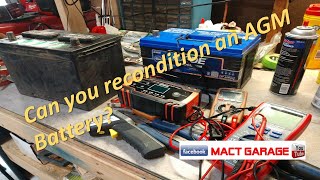 Can you recondition an AGM Battery [upl. by Esac5]