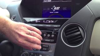 How To Set Clock on Honda Pilot amp Odyssey [upl. by Oz]