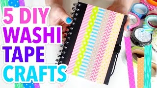 5 Easy Washi Tape Crafts  Weekly Recap  HGTV Handmade [upl. by Ayalat]