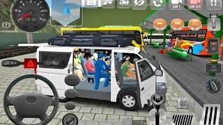 Minibus Simulator Vietnam Toyota Hiace Passengers Transporting Game [upl. by Acsisnarf660]