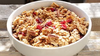 How to Make Granola  Easy Homemade Granola Recipe [upl. by Nomsed]