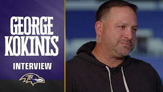 George Kokinis Talks About His Role What Hes Looking for at Combine  Baltimore Ravens [upl. by Gaven447]