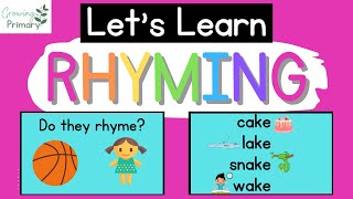 Lets Learn RHYMING Phonemic Awareness [upl. by Aninaig113]