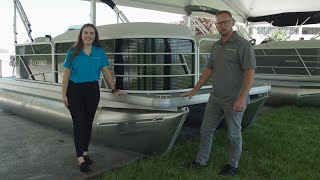 2021 Godfrey Sweetwater Xperience Cruise  Boat Walkthrough [upl. by Acirne]