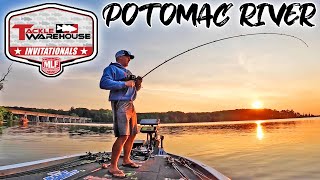 POTOMAC RIVER BASS FISHING for MLF PRO EVENT amp POND TOURNAMENT [upl. by Tandy]