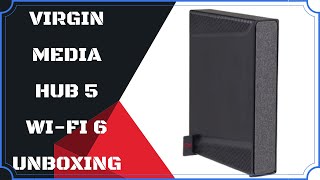 Virgin Media Hub 5 Unboxing WiFi 6 2455 GHz Ethernet 1x 25Gbps 3x 1Gbps WPS amp More [upl. by Josy]