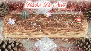 BÛCHE DE NOËL  CRÈME DE MARRON [upl. by Ognimod703]